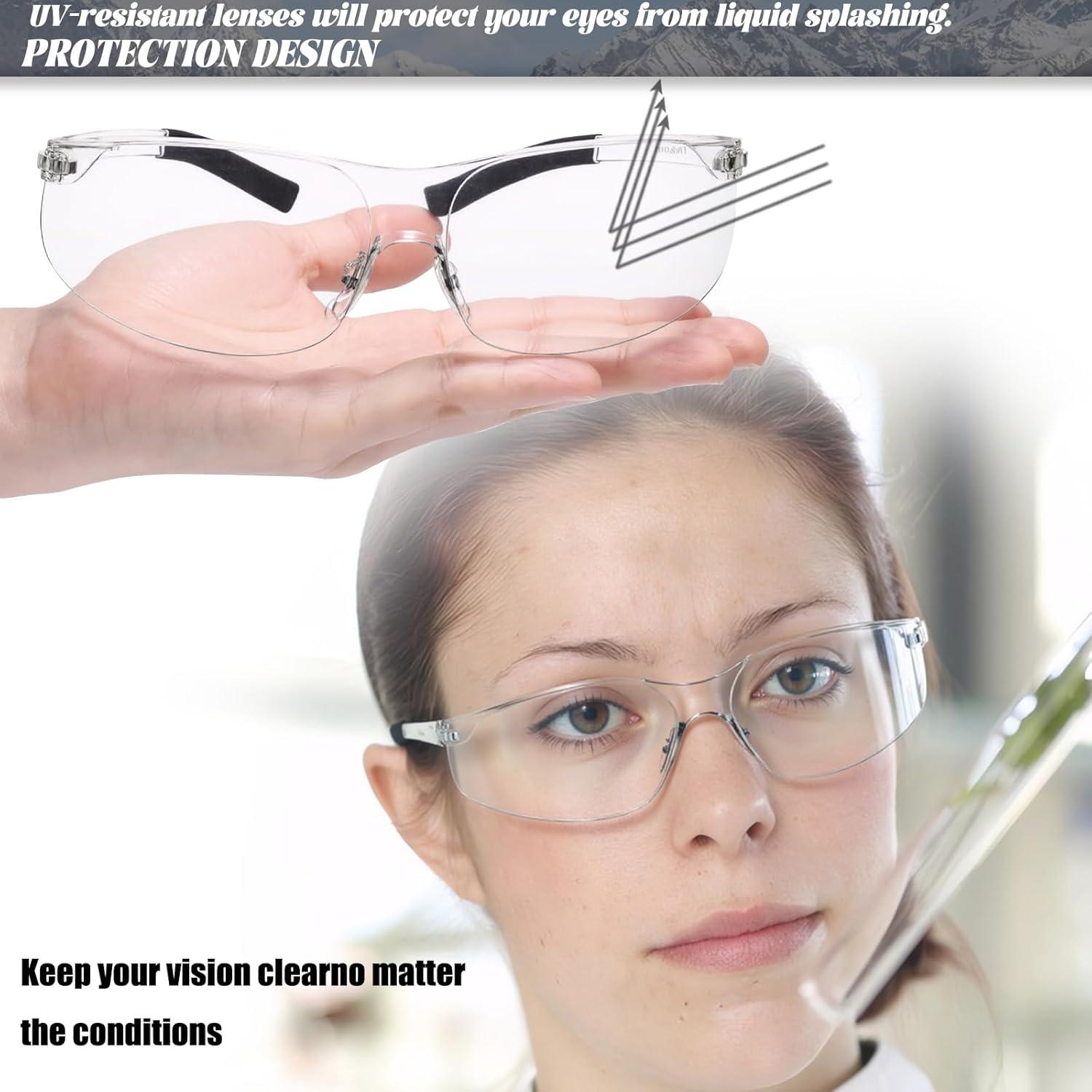 Gafas de Seguridad MIUSKATL ANSI Z87.1 - 12 Pares Resistentes a Rayones