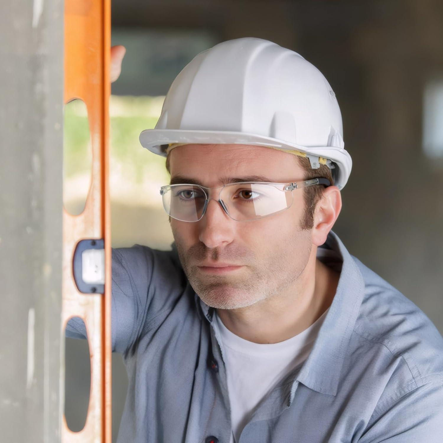 Gafas de Seguridad MIUSKATL ANSI Z87.1 - 12 Pares Resistentes a Rayones