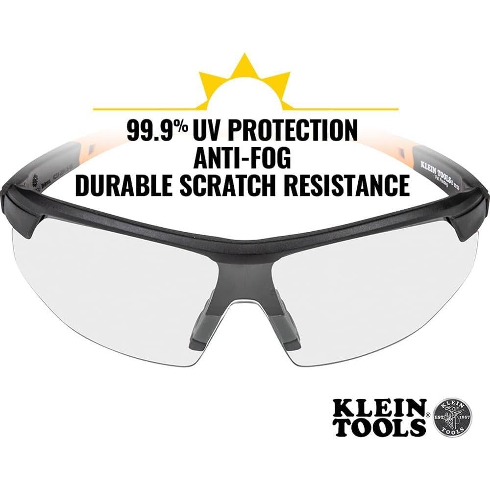 Gafas de Seguridad Klein Tools 60159, Lente Transparente Antivaho