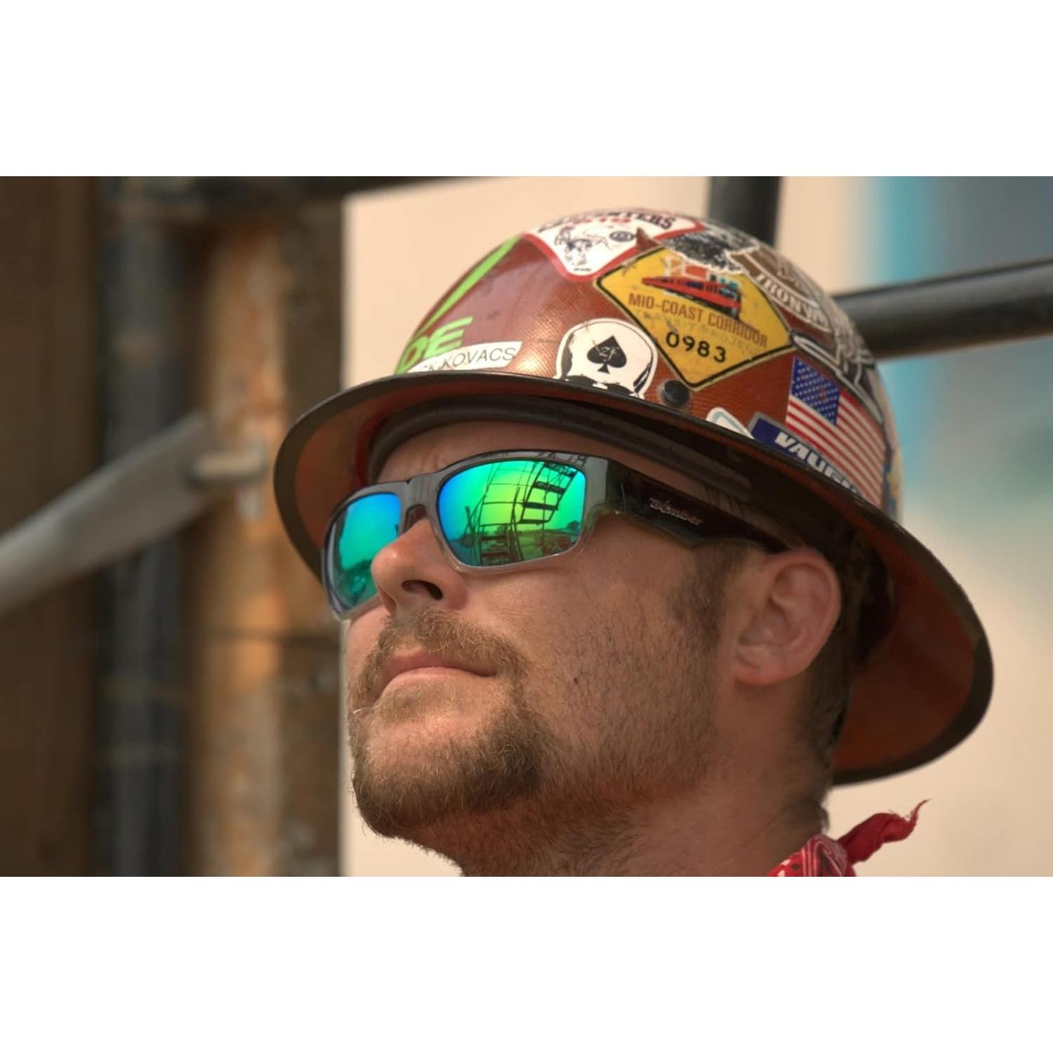 Gafas de Seguridad Bomber TR104GM con Lente Espejado Verde