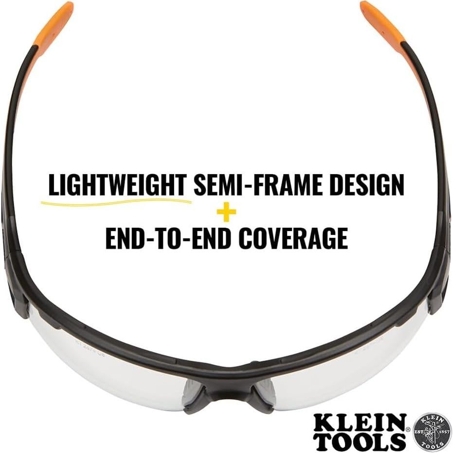 Gafas de Seguridad Klein Tools 60161, Lente Clara Antivaho