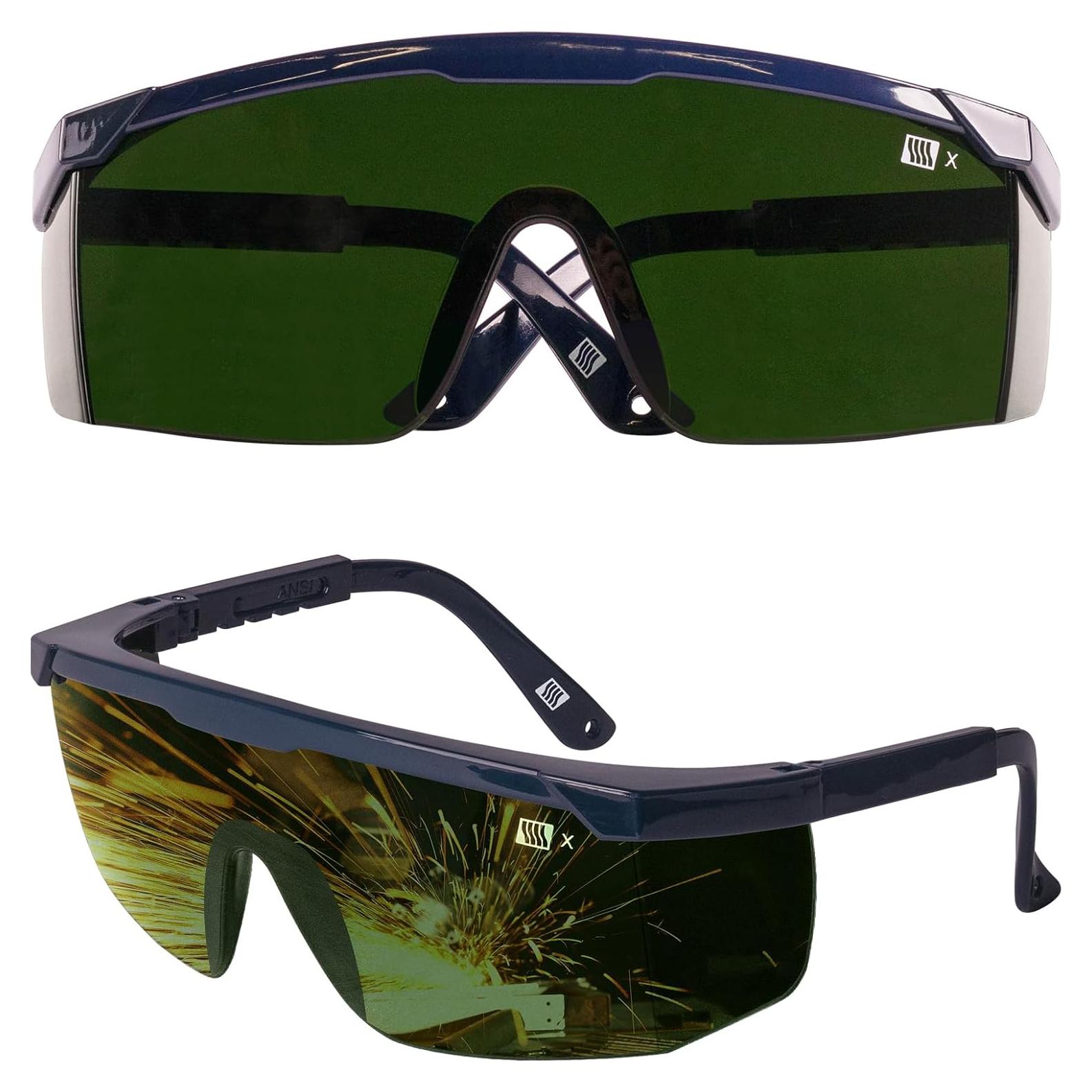 Gafas de Seguridad LANON con Filtro IR 5.0, Antivaho y UV