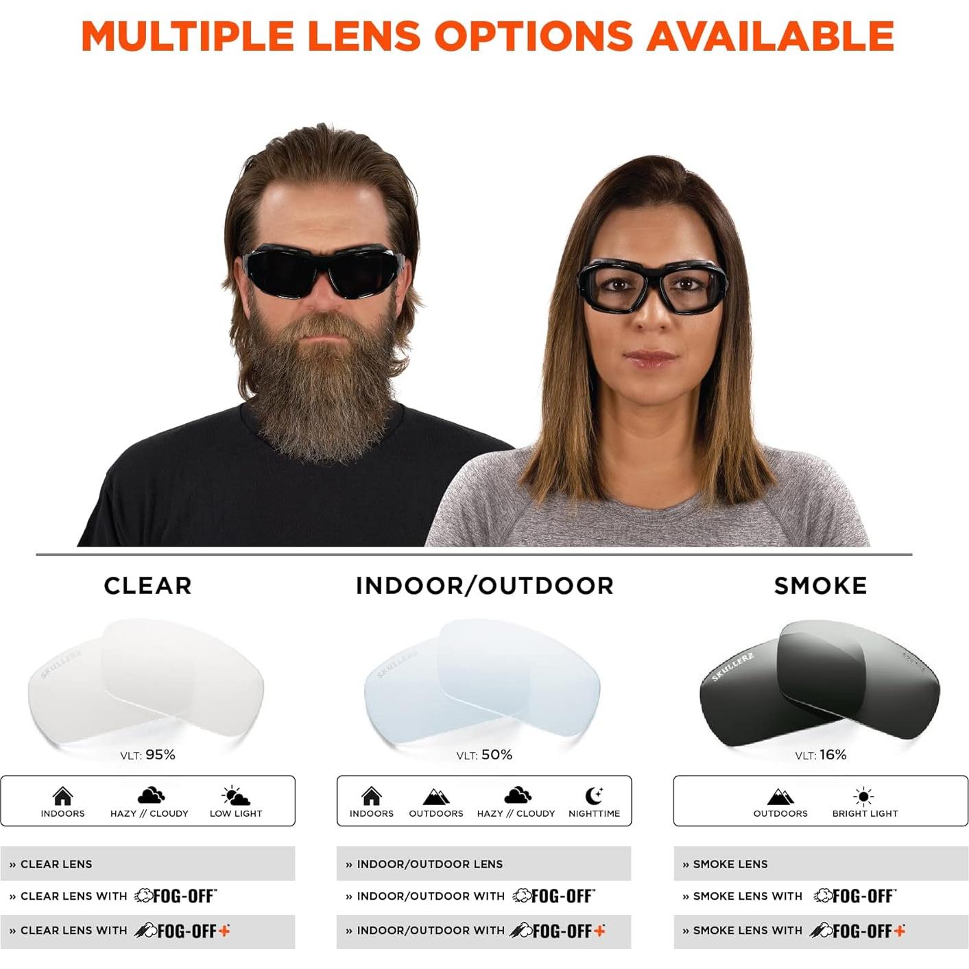 Gafas de Protección Ergodyne Skullerz LOKI Anti Rayas y Niebla