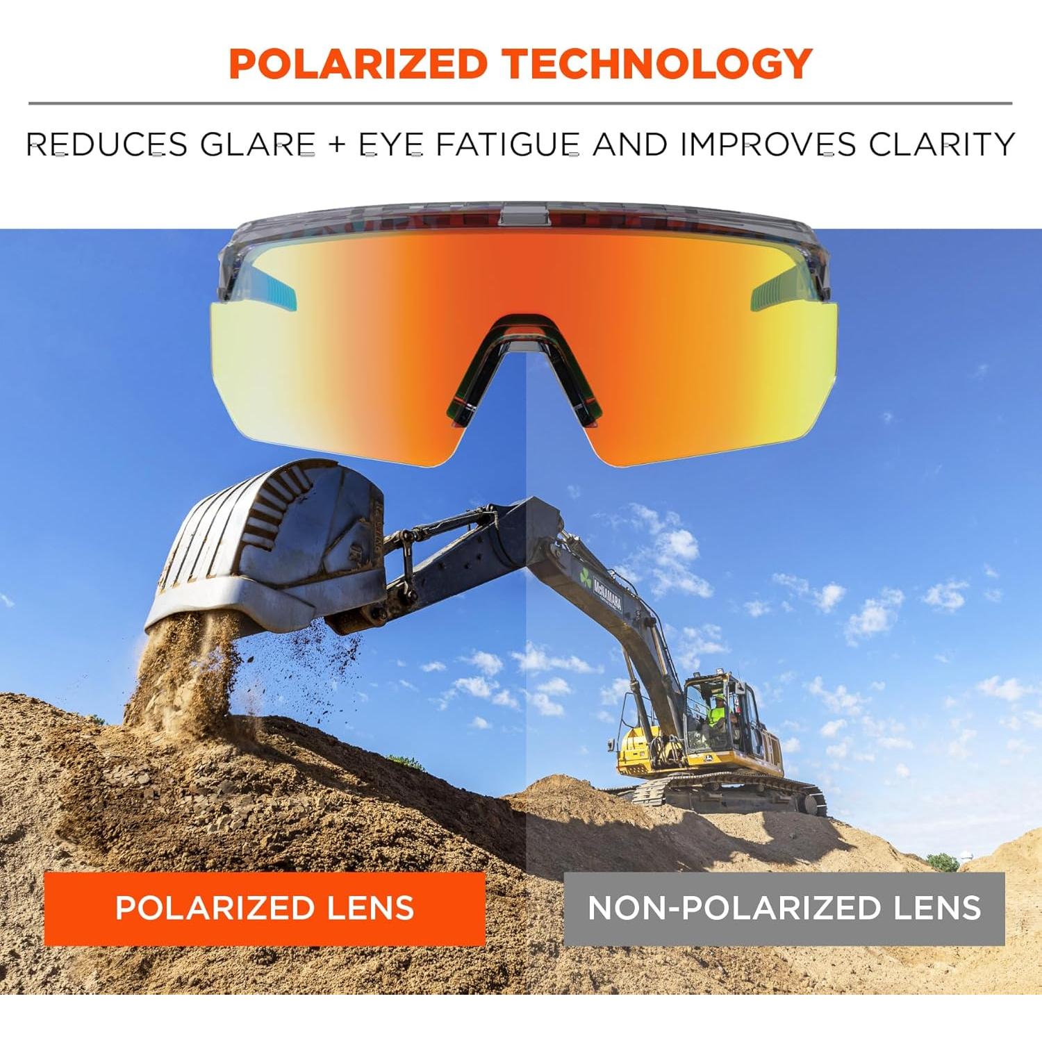 Gafas de Seguridad Polarizadas Ergodyne AEGIR Antivaho UV