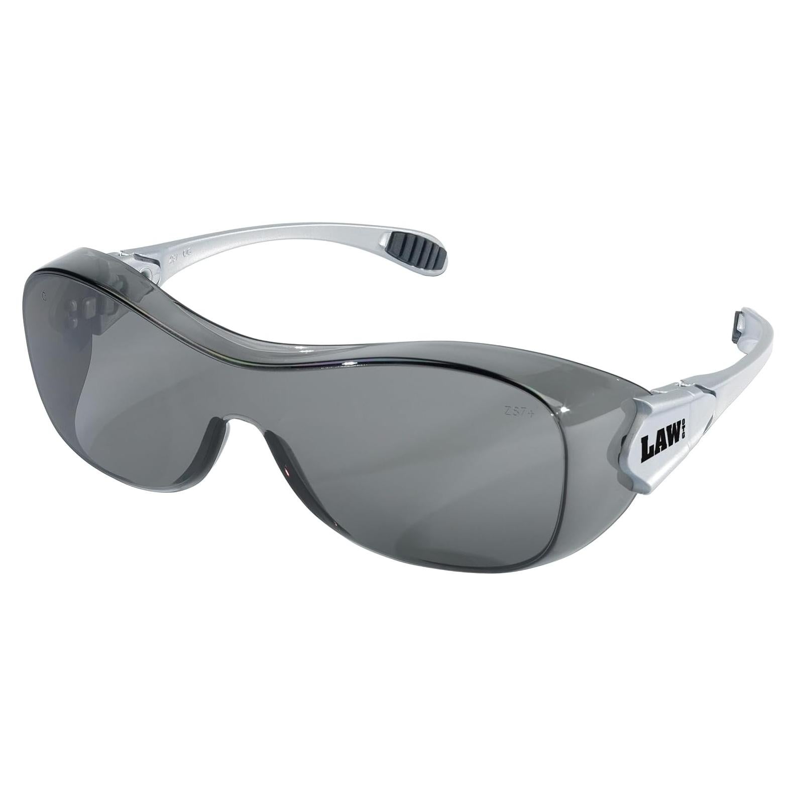 Gafas de Seguridad MCR Law OTG Antivaho Lente Gris 1 Par