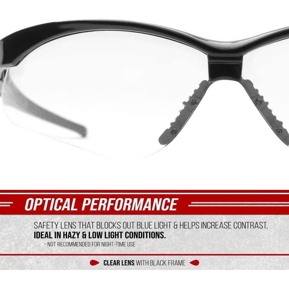 Gafas de Seguridad Optic Max para Tiro y Construcción - Anti-rayones