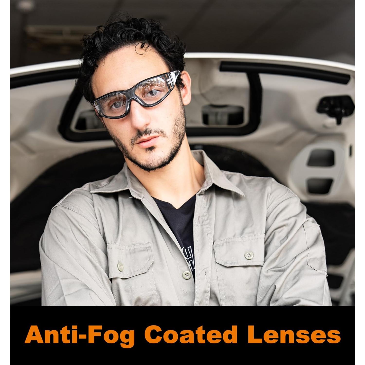 Gafas de Seguridad Koziface S30 Unisex Antiempañante ANSI Z87.1