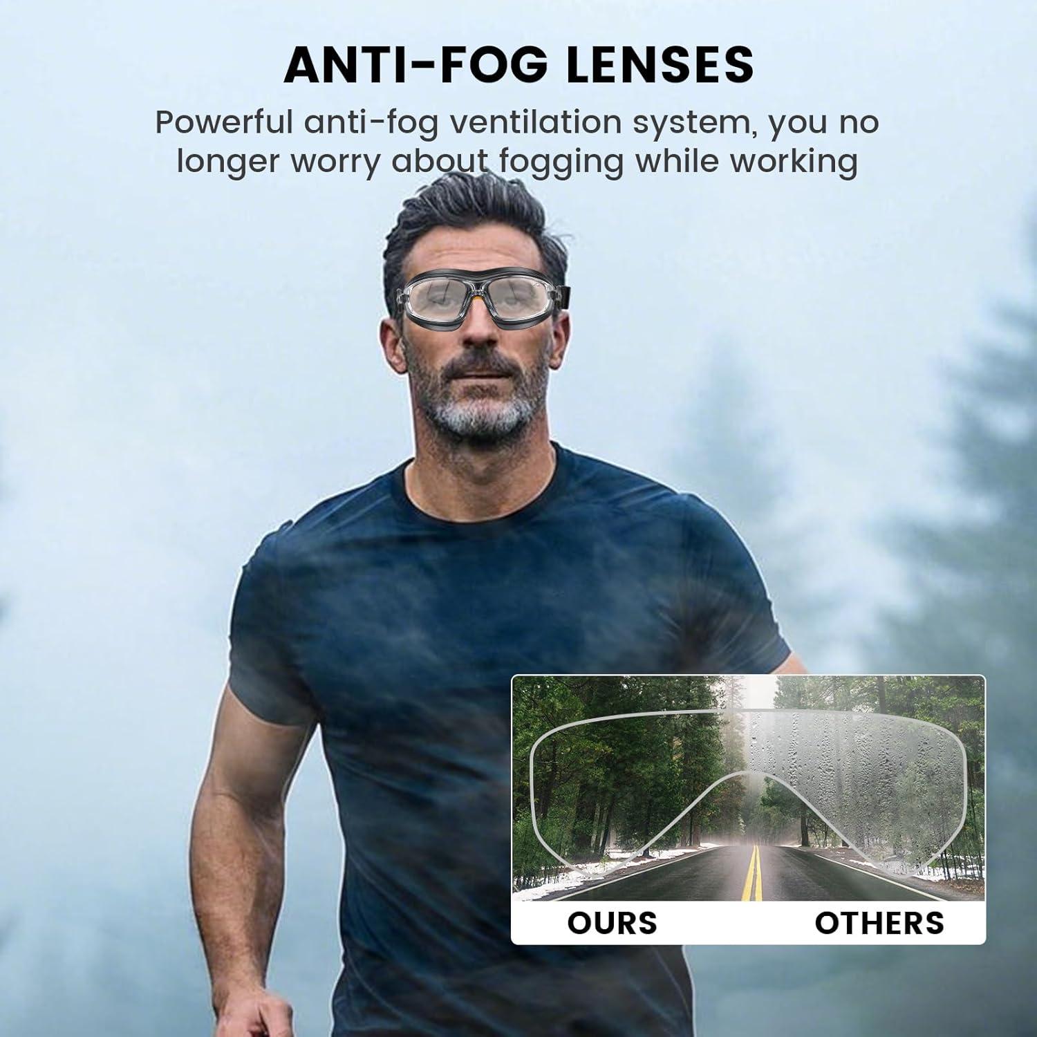 Gafas de Soldadura de Seguridad Policarbonato UV Anti-Vaho