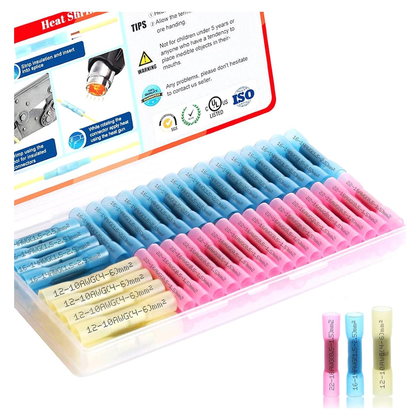 Kit de Conectores de Termofusión AIRIC 100 pcs Impermeables