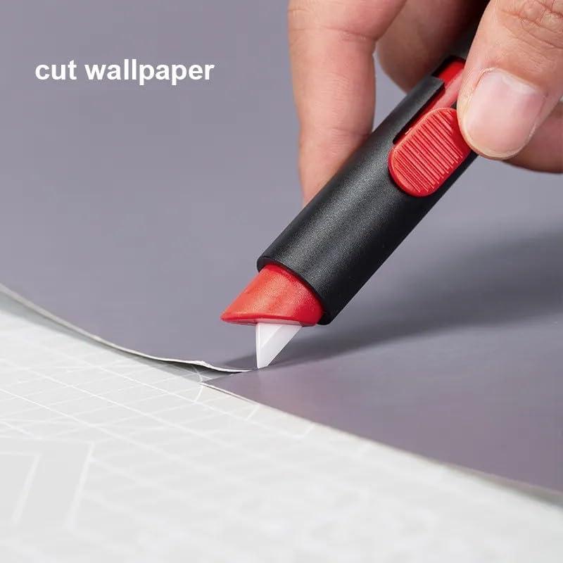 Cortador Utilitario Cerámico Retráctil Veltec VC90 Verde