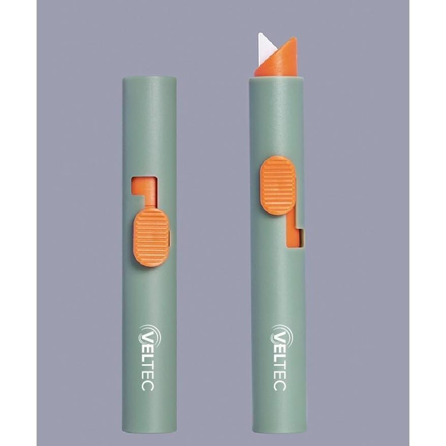 Cortador Utilitario Cerámico Retráctil Veltec VC90 Verde