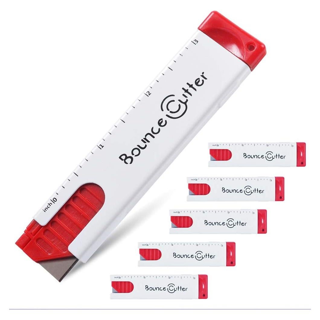 Cortador de Cajas Retráctil UCEC - 6 Piezas, Hoja de Acero Inoxidable