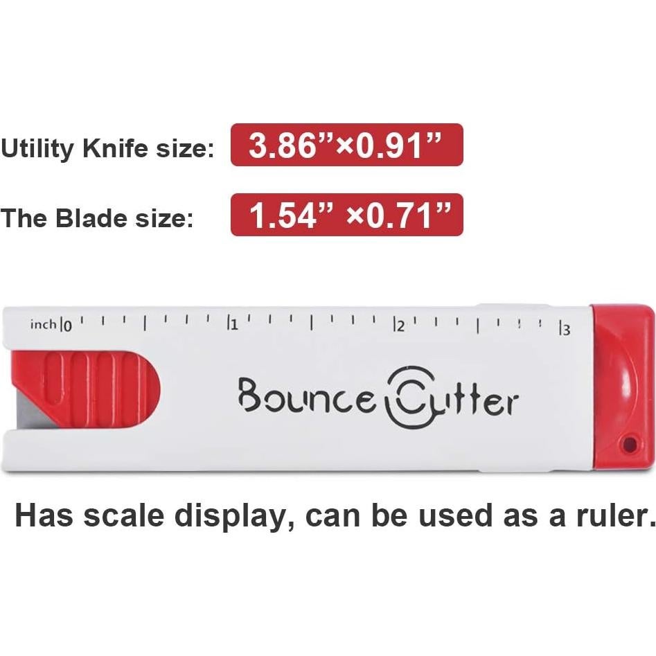 Cortador de Cajas Retráctil UCEC - 6 Piezas, Hoja de Acero Inoxidable