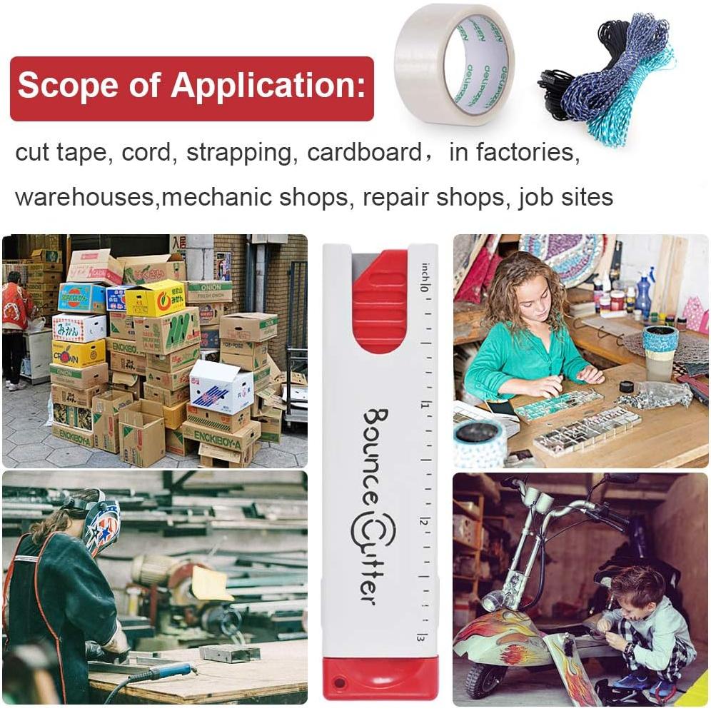 Cortador de Cajas Retráctil UCEC - 6 Piezas, Hoja de Acero Inoxidable