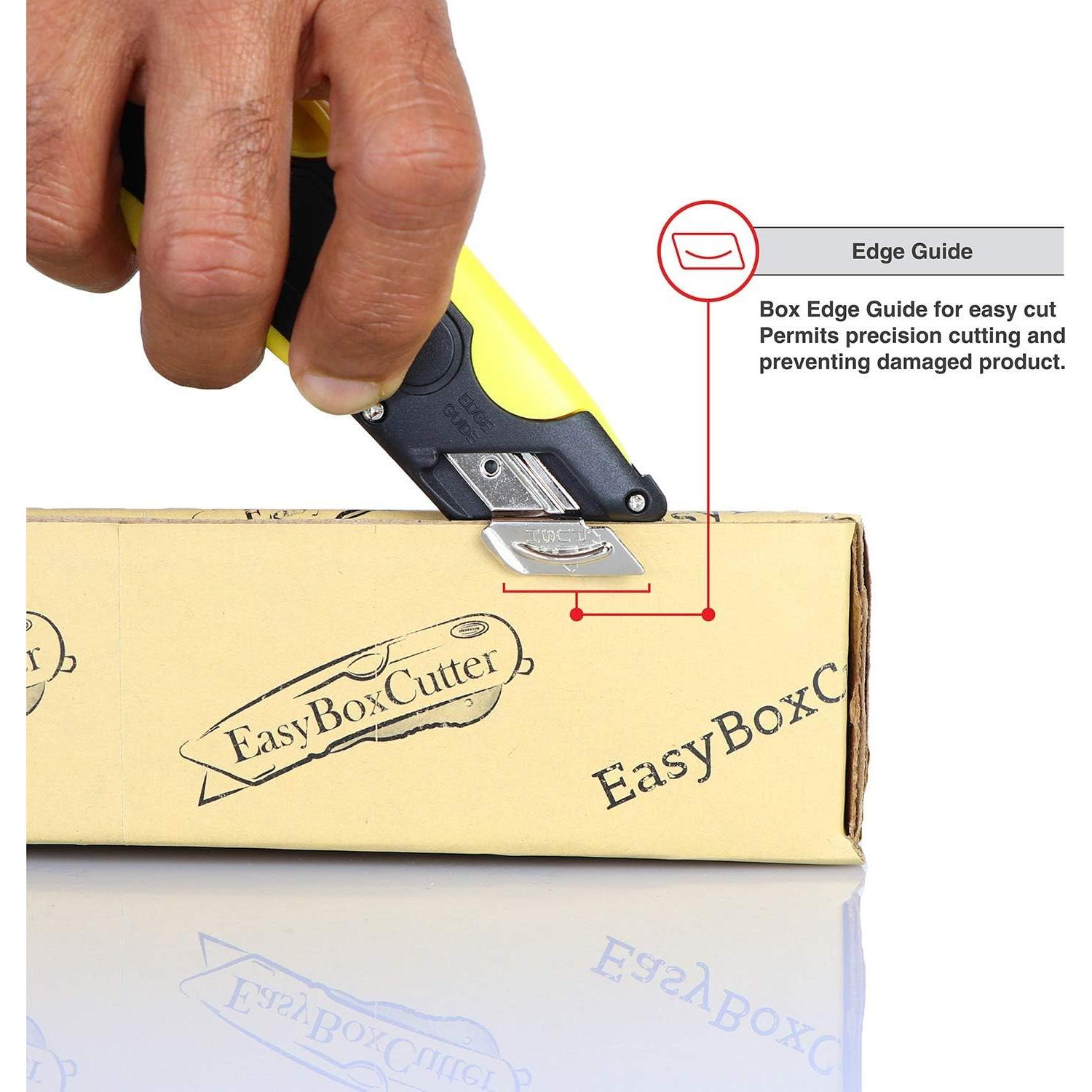 Cortador de Cajas Easy Cut 2000 Amarillo con Funda y 3 Profundidades