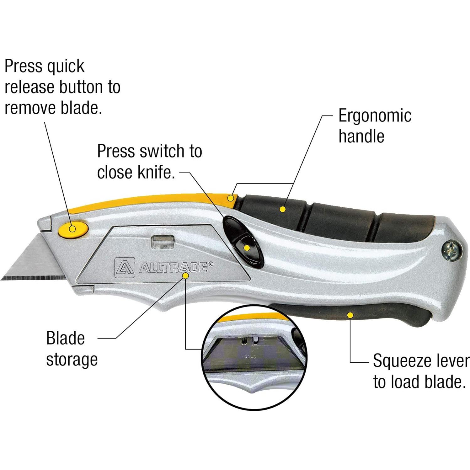 Cuchillo Utilitario Alltrade Squeeze 15.24 cm, 6 Cuchillas