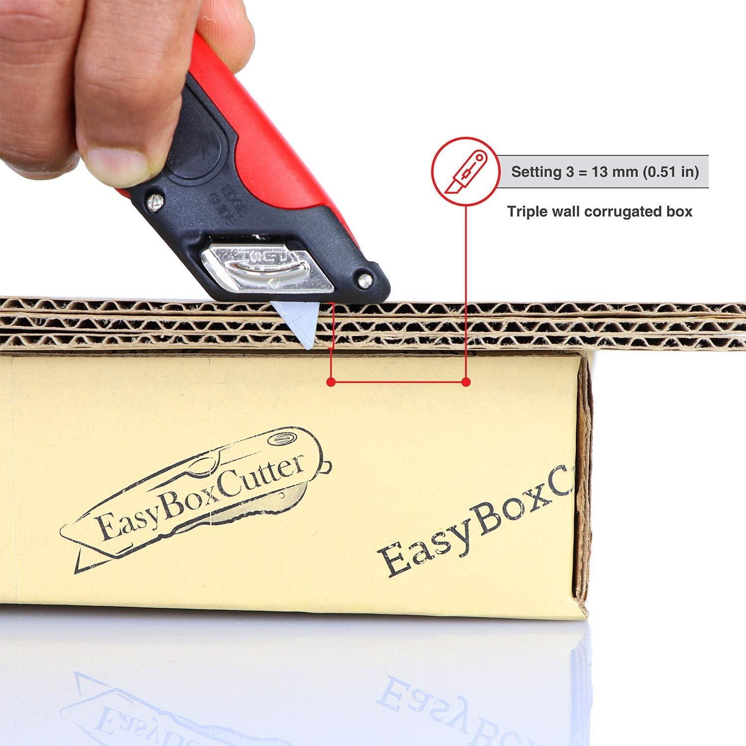 Cortador de Cajas Easy Cut 2000 Rojo con 3 Profundidades