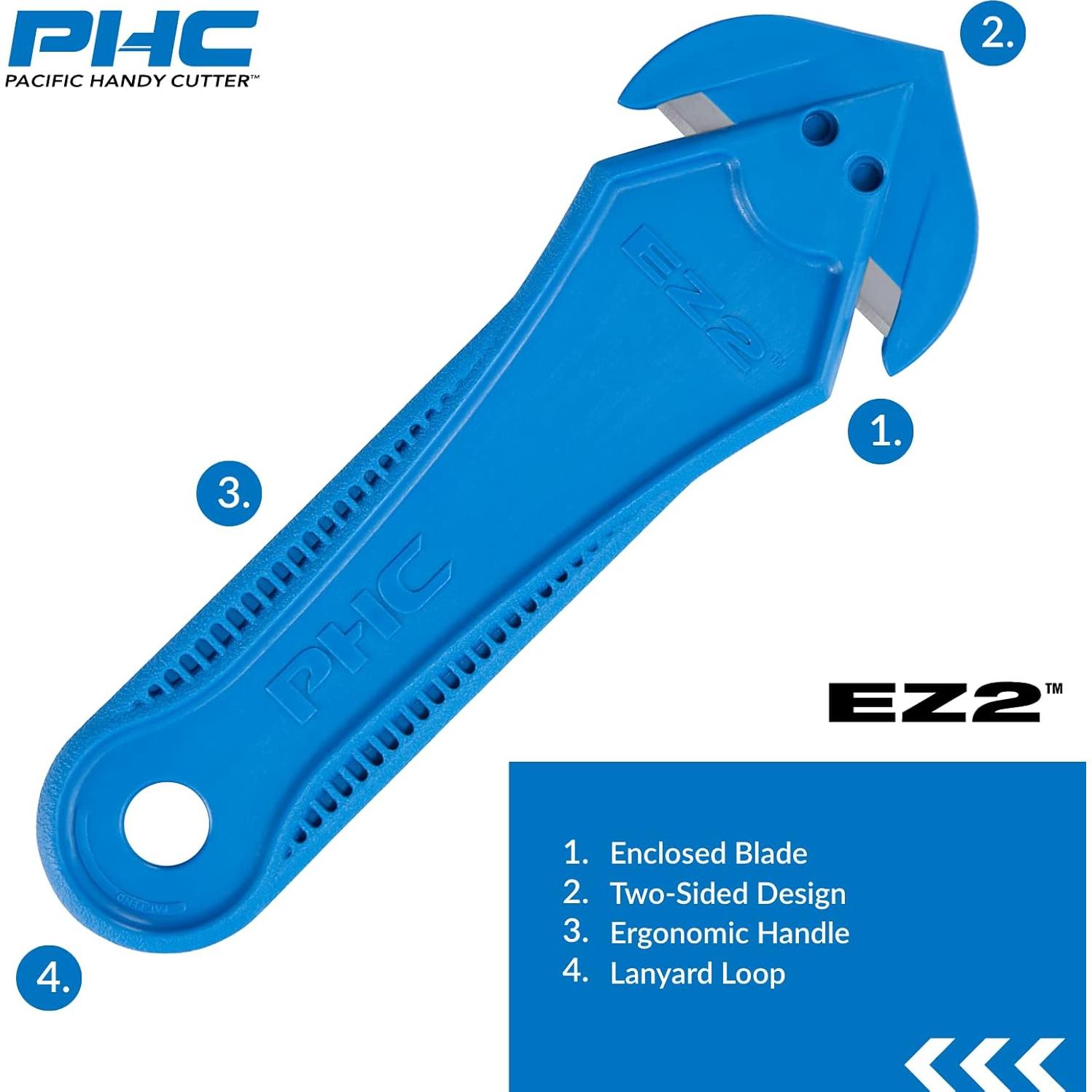 Cortador de Seguridad EZ2 Pacific Handy Cutter - Desechable, 13.97 cm