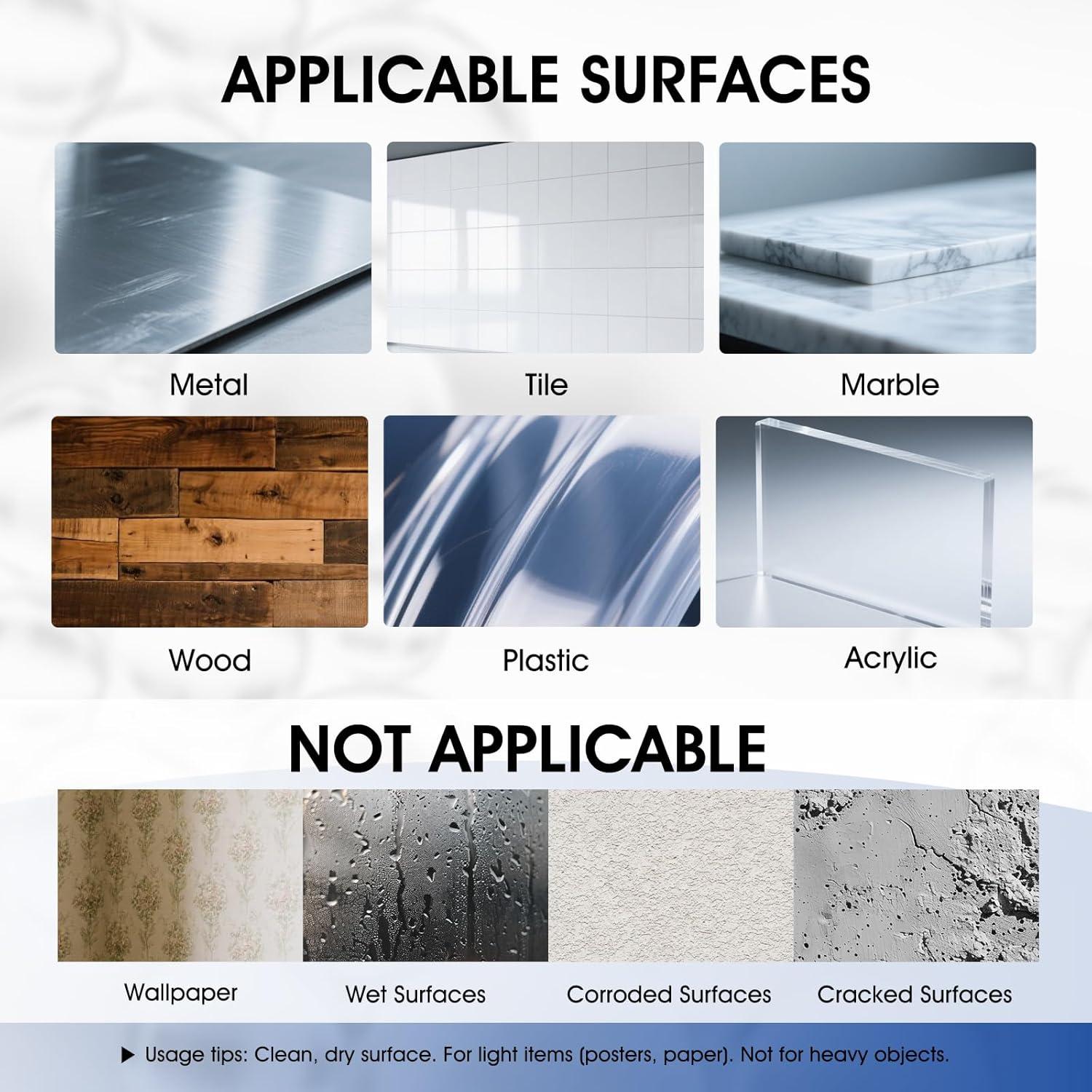 Puntos Adhesivos Doble Cara AROIC 1000 Pcs 0.79x1.29 cm