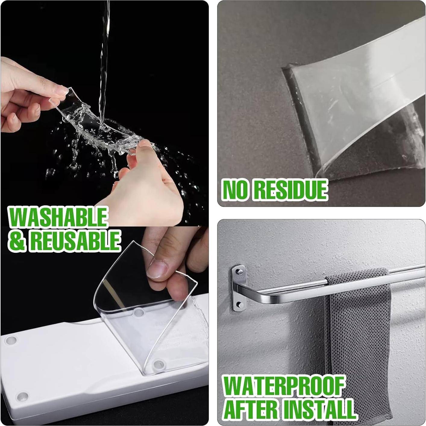 Cinta Doble Cara SIKEDEPRO 2 Rollos 10m Resistente para Montaje