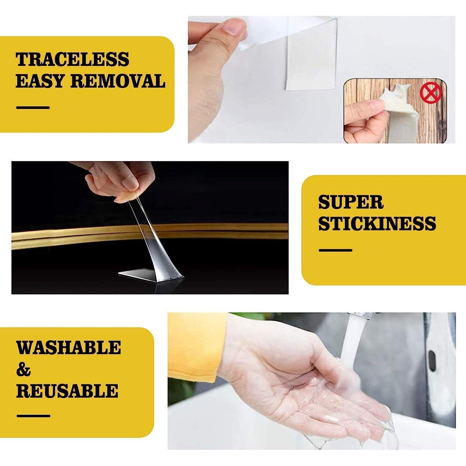 Cinta Doble Cara Kelasy 3.05 m x 3 cm Transparente Alta Resistencia