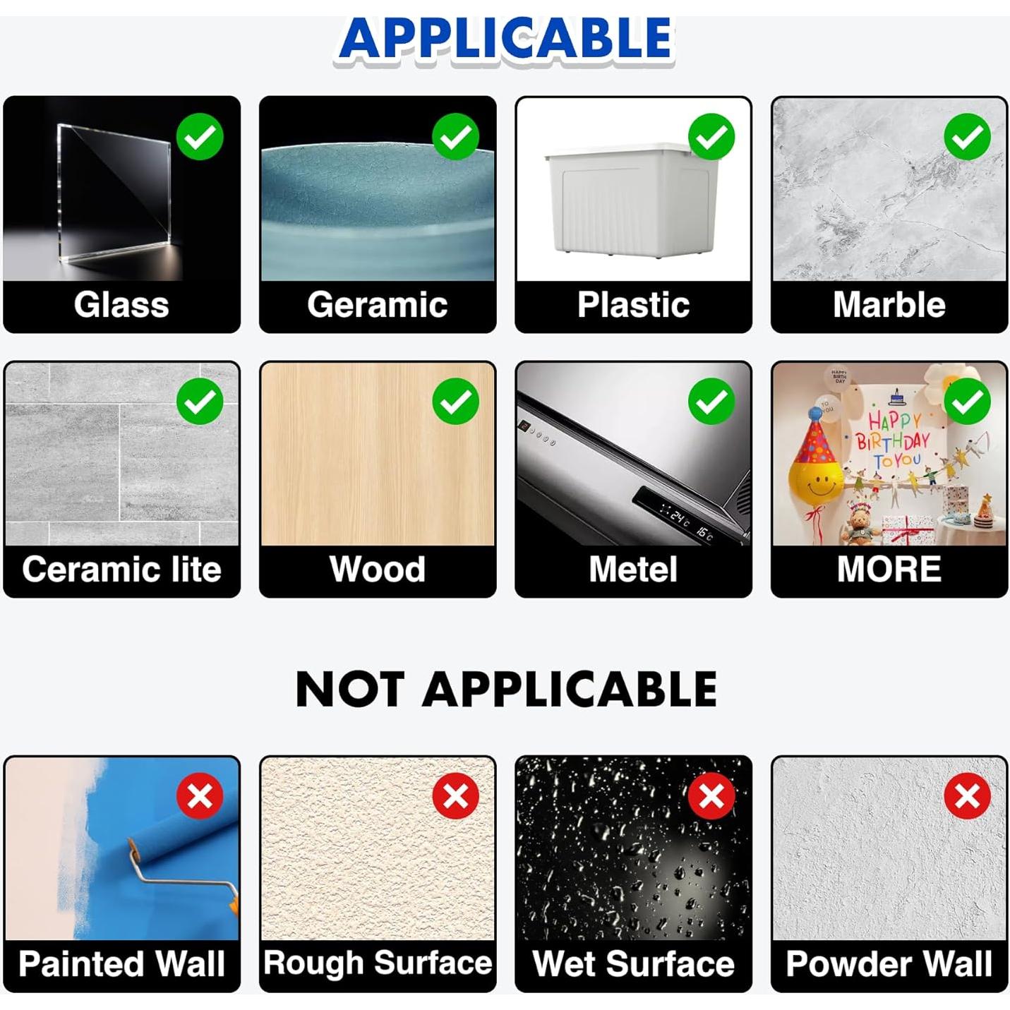 Cinta Doble Cara Alta Resistencia QKadhener 3m Transparente