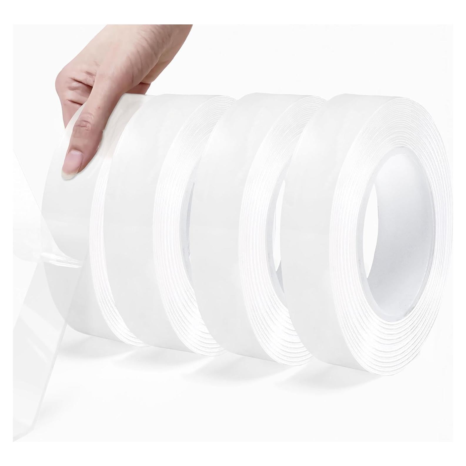 Cinta Adhesiva Doble Cara Valley'sYuMiao 4 Rollos 12.19m