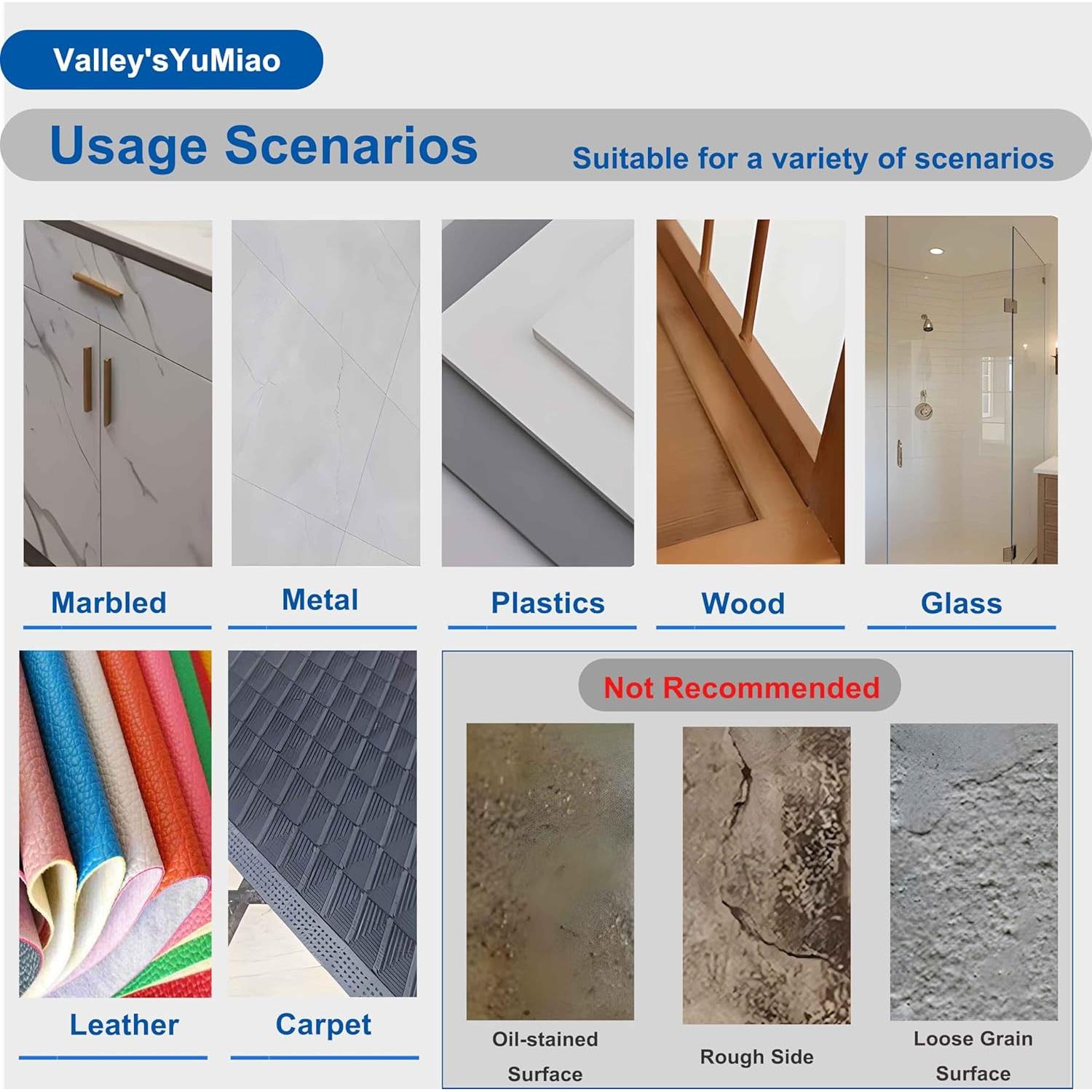 Cinta Adhesiva Doble Cara Valley'sYuMiao 4 Rollos 12.19m