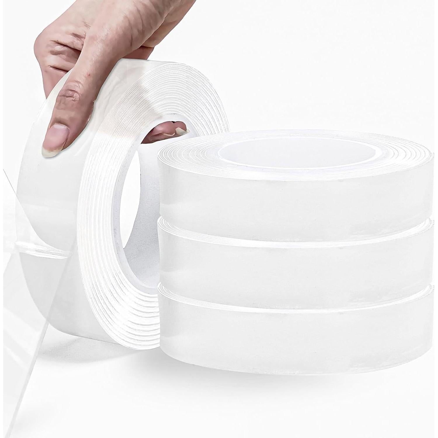 Cinta Adhesiva Doble Cara Valley'sYuMiao 4 Rollos 12.19m