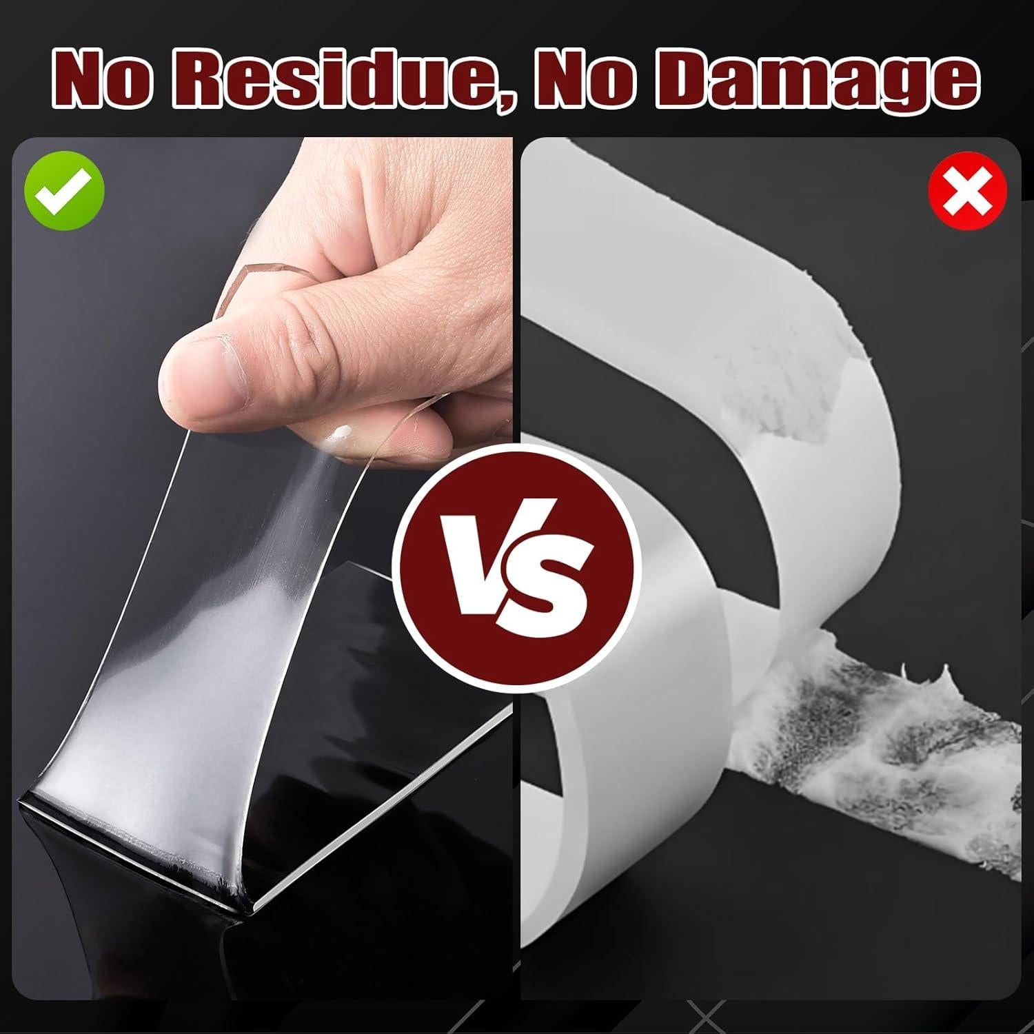 Cinta Doble Cara Alta Resistencia Navona 50 Pcs 2.54x10.16 cm