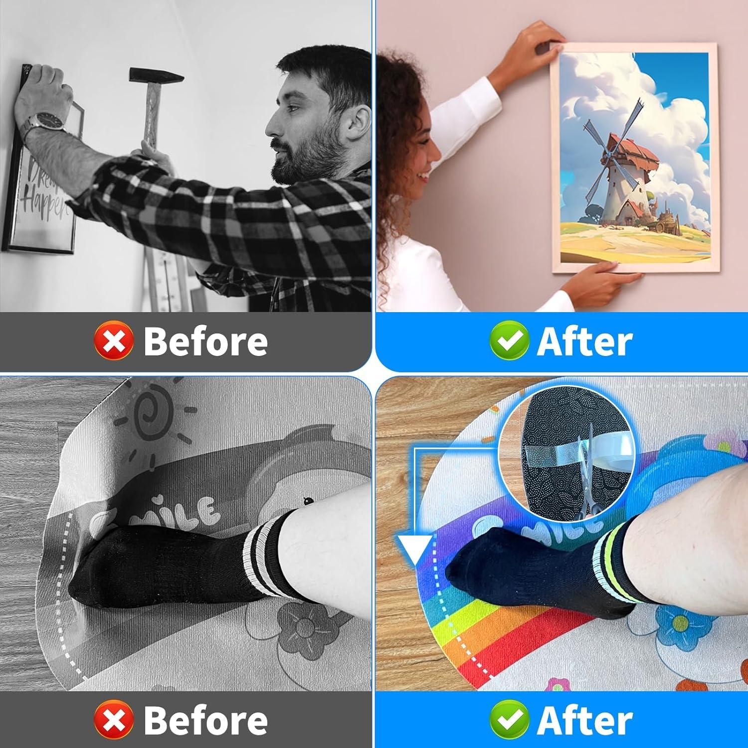 Cinta Adhesiva Doble Cara Viadom 3m Alta Resistencia Transparente