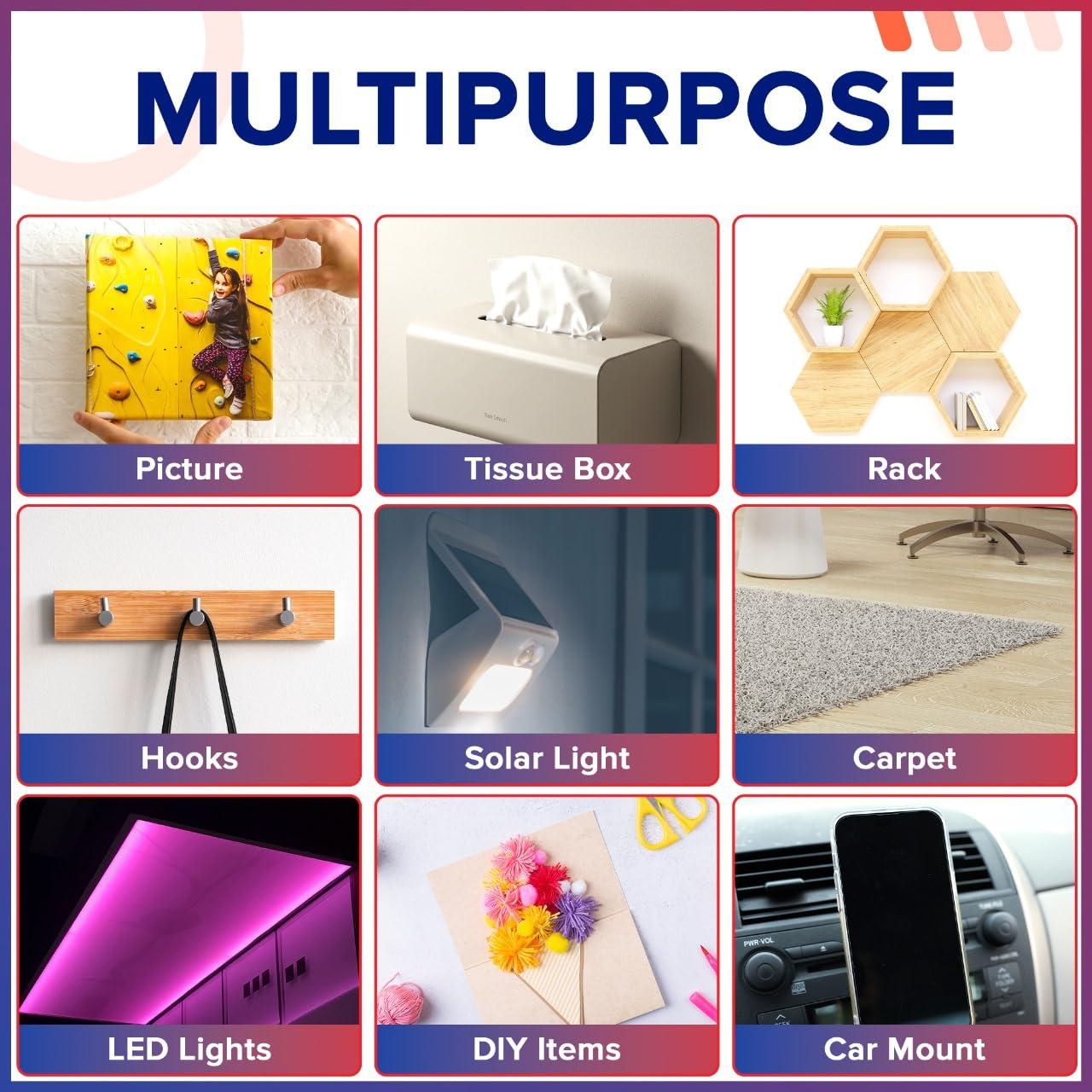 Cinta Doble Cara Alta Resistencia DAMASA 5.03m Adhesiva Transparente