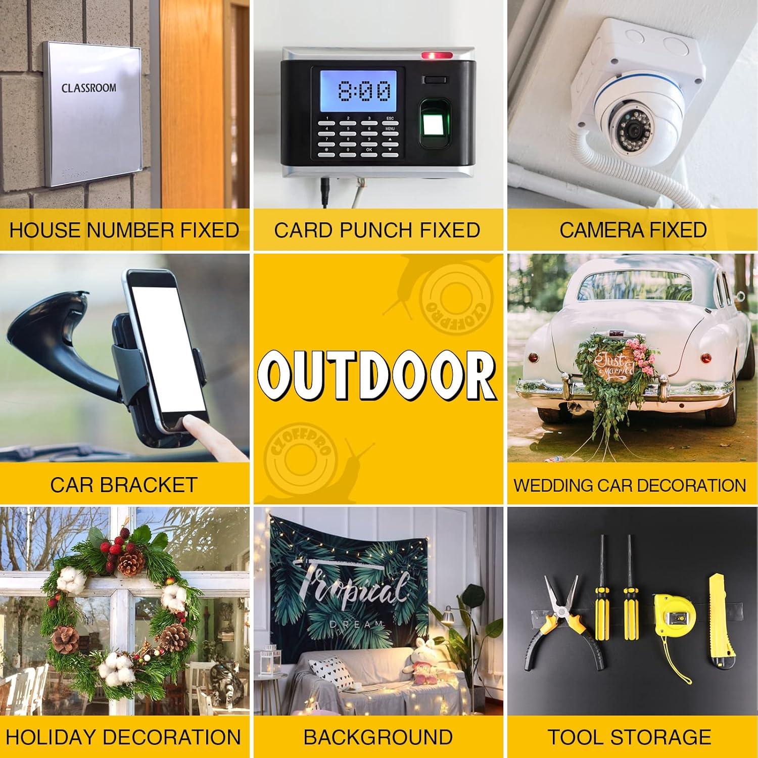 Cinta Doble Cara CZoffpro 3m x 10cm Fuerte y Removible