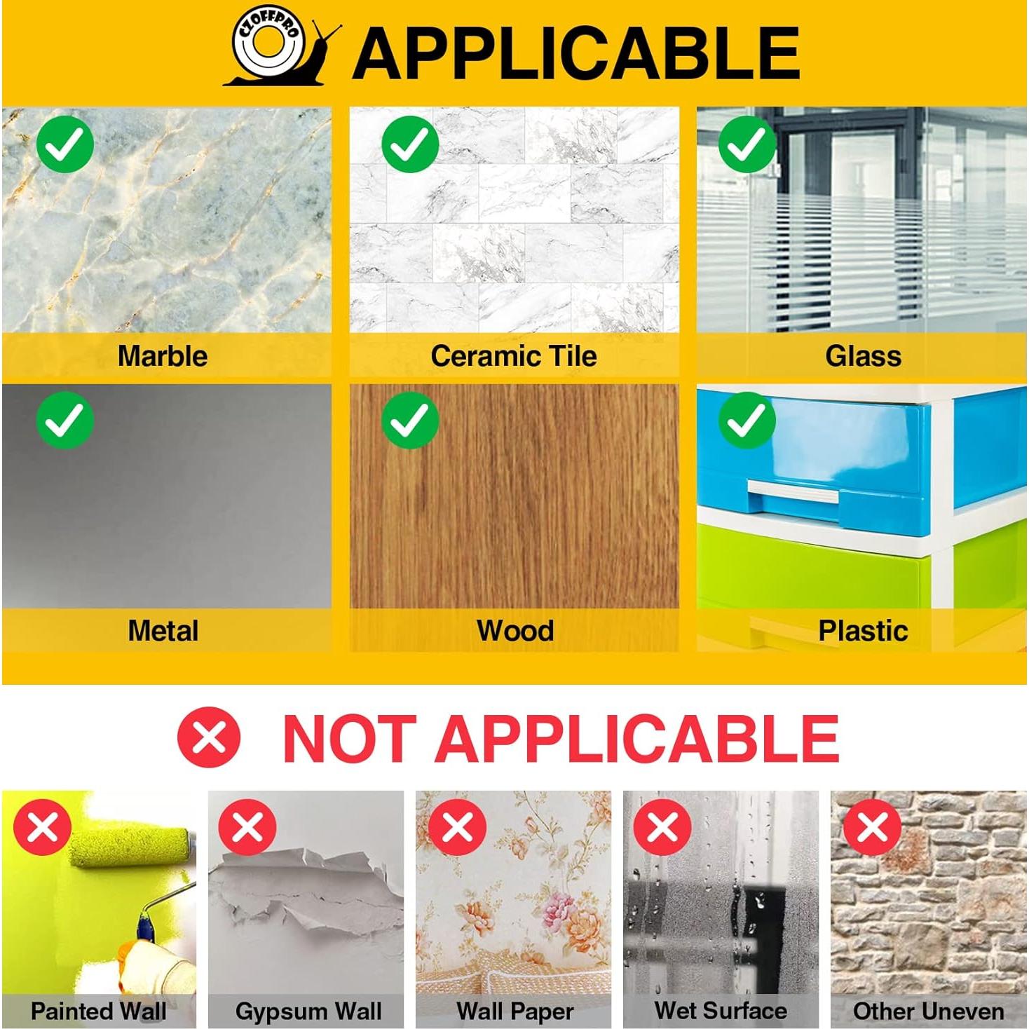 Cinta Doble Cara CZoffpro 3m x 10cm Fuerte y Removible