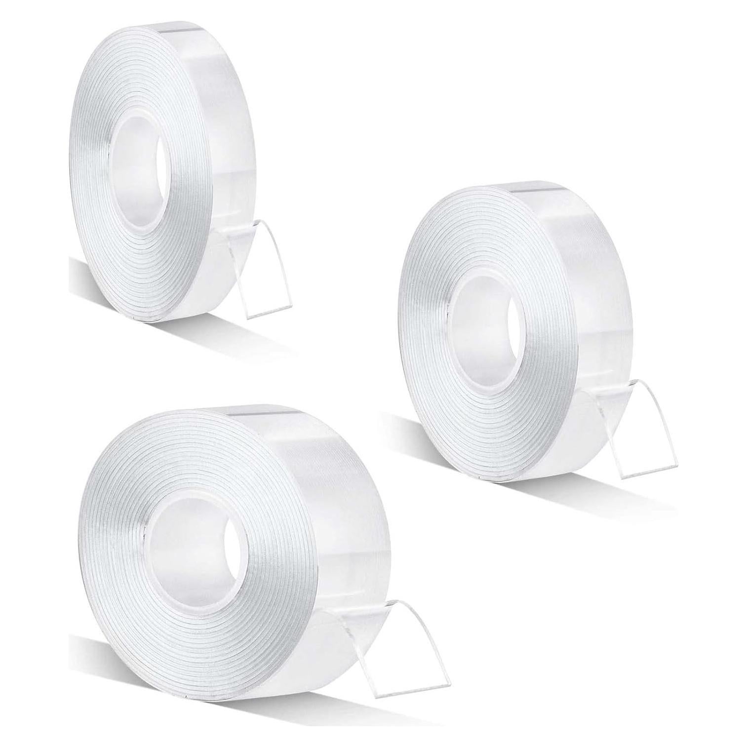 Cinta Doble Cara Nano ELANE 3 Rollos 9 m Alta Resistencia