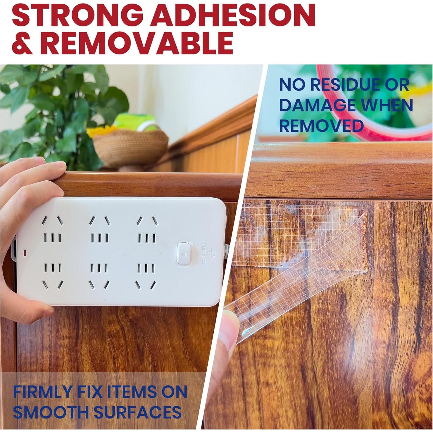 Cinta Doble Cara Nano ADHES 30mm x 5m Reutilizable Resistente