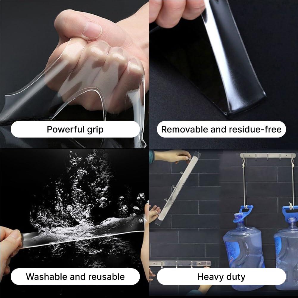 Cinta Adhesiva Doble Cara Extra Fuerte DIY Practice 1m 50mm