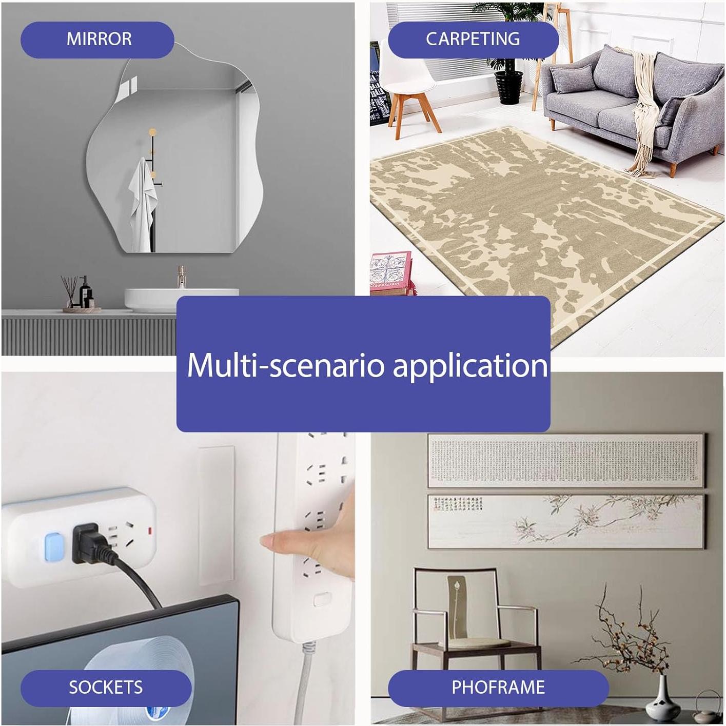 Cinta Doble Cara Nano JMYBGC - Adhesivo Removible 3 Rollos (2cm, 3cm, 5cm)