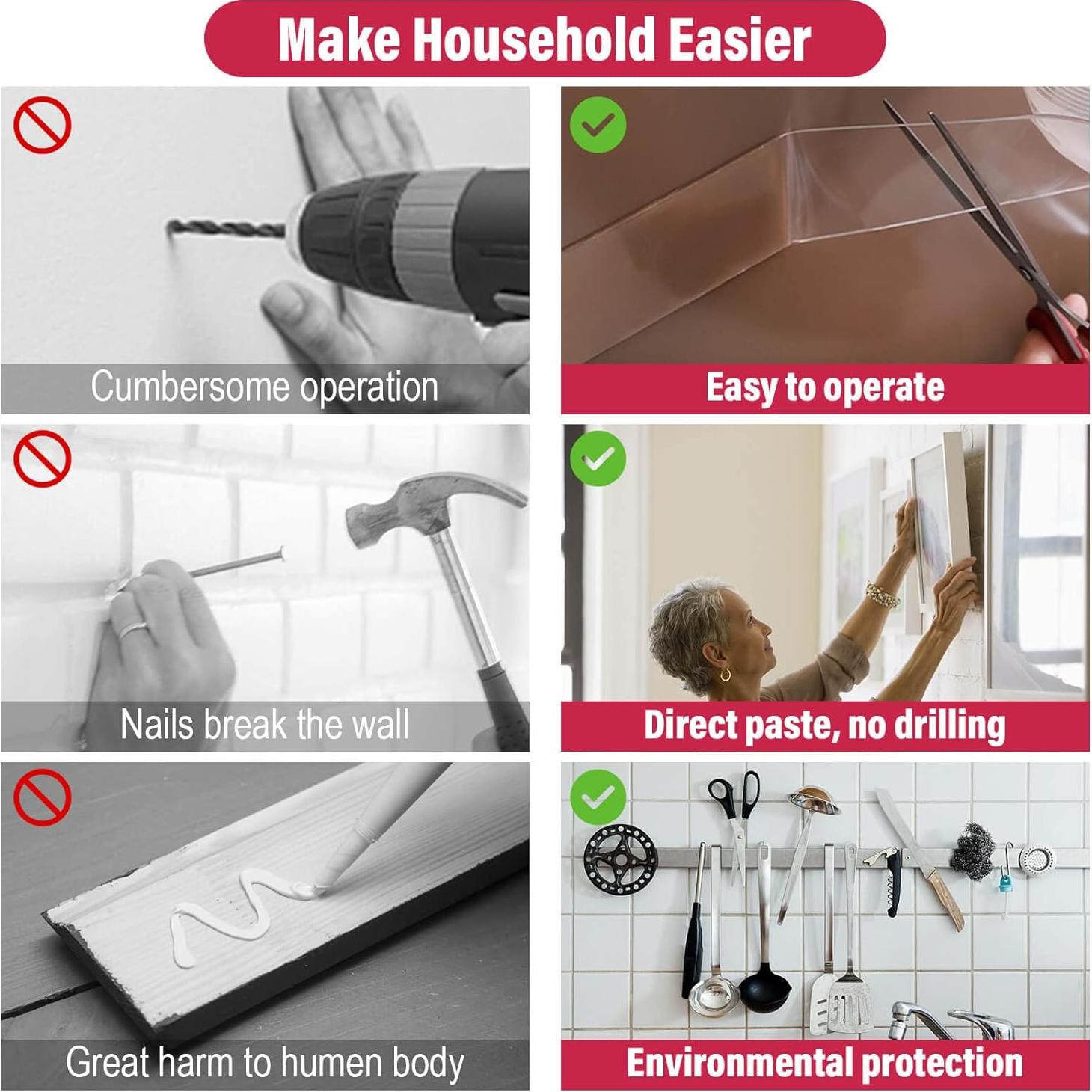 Cinta Adhesiva Doble Cara Mckanti 2 Rollos 27 pies 0.8" y 1.2"