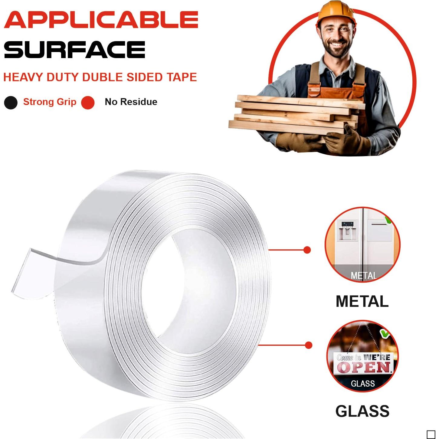 Cinta Adhesiva Doble Cara Nano Grip Oddy 3 cm x 3.05 m