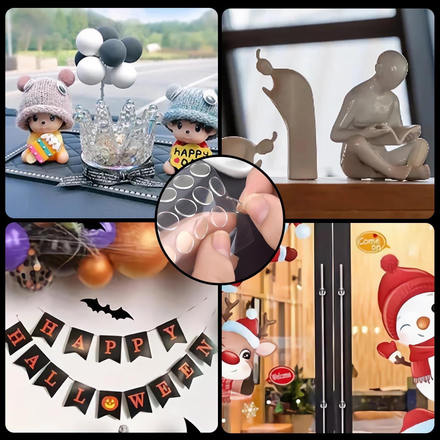 450 Pcs Masilla de Museo Tack Adhesivo Doble Cara 10mm