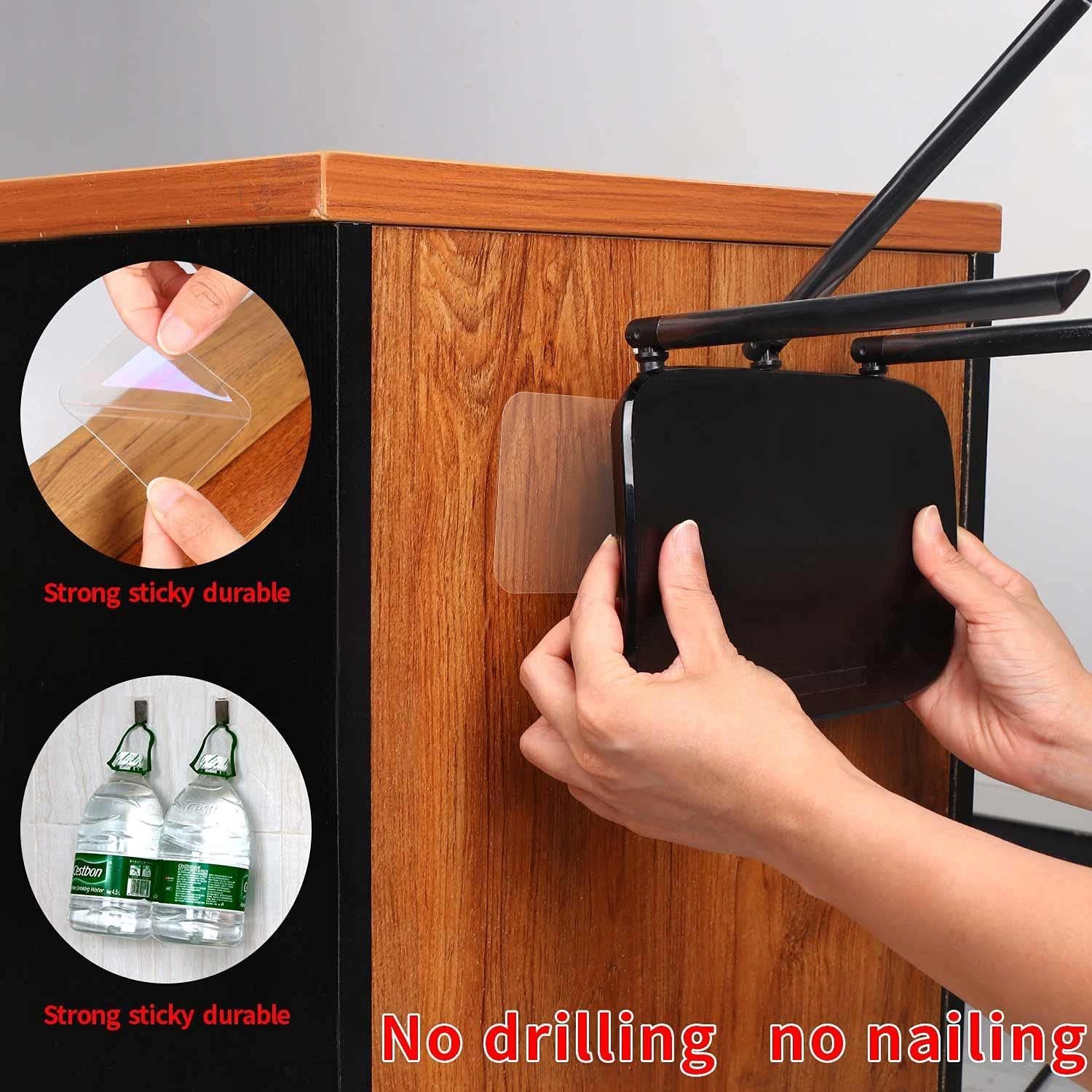 Cinta de Montaje Doble Cara MILEQEE 80 Piezas 60mm Fuerte