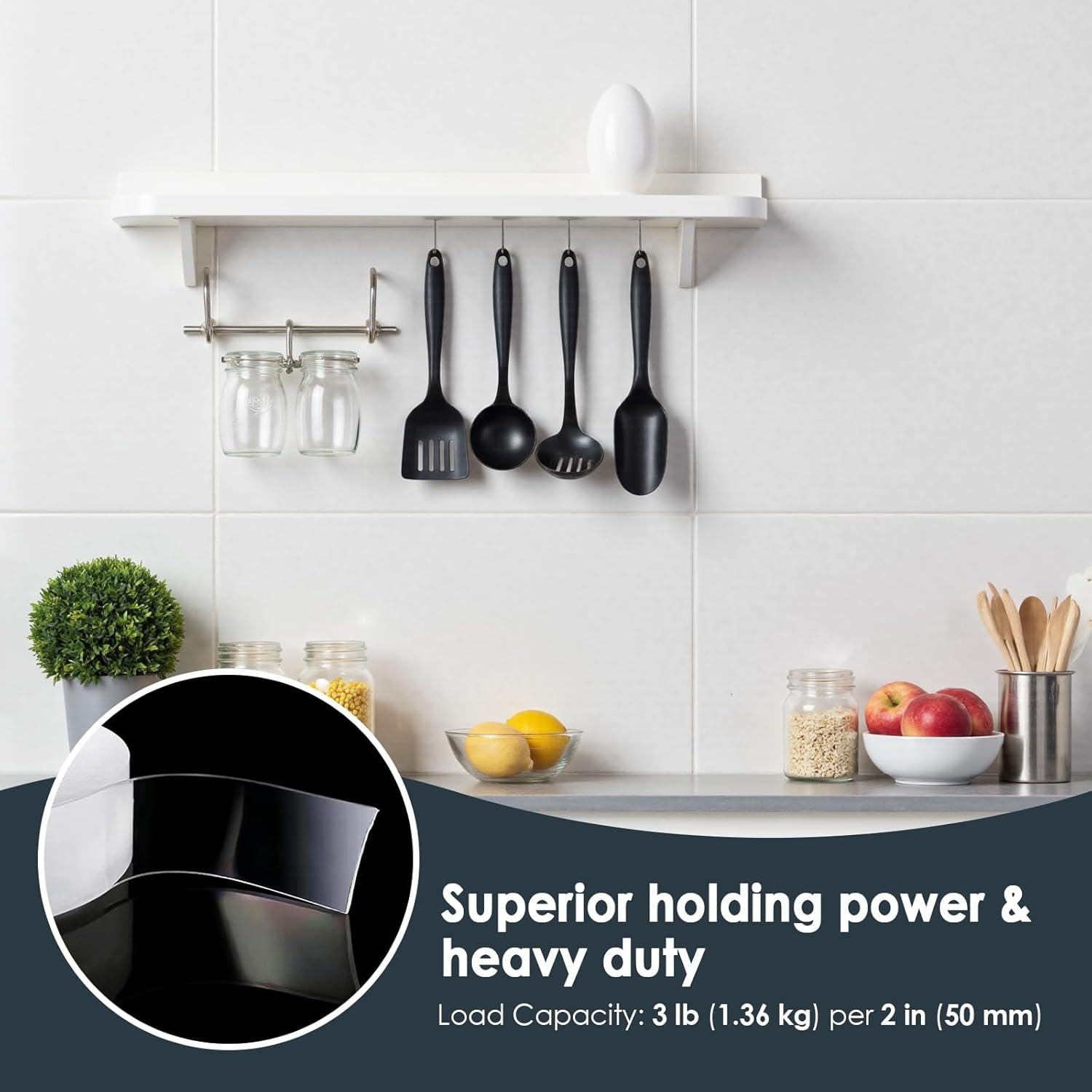 Cinta Adhesiva Doble Cara TENOC Nano 4.88m Alta Resistencia