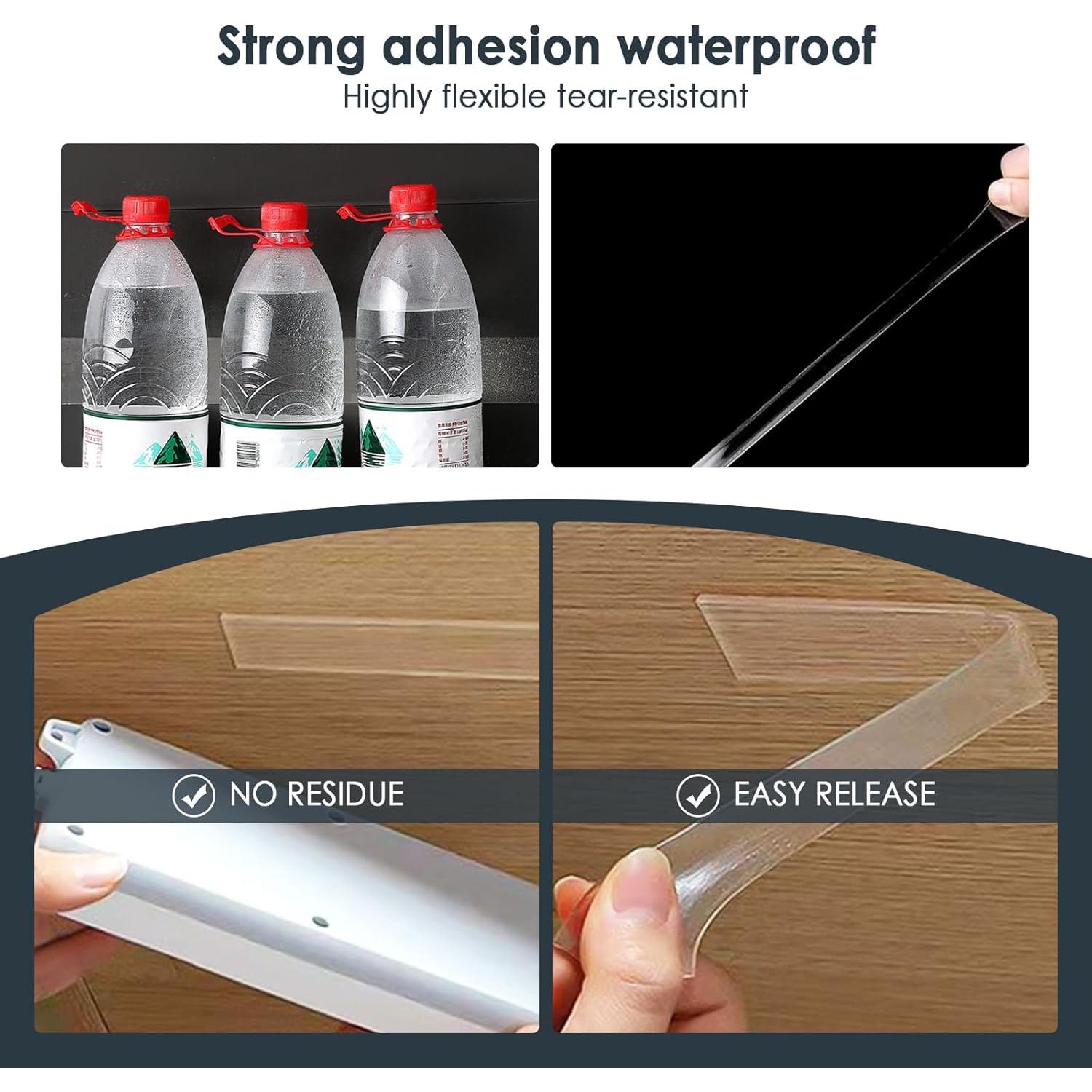 Cinta Adhesiva Doble Cara TENOC Nano 4.88m Alta Resistencia