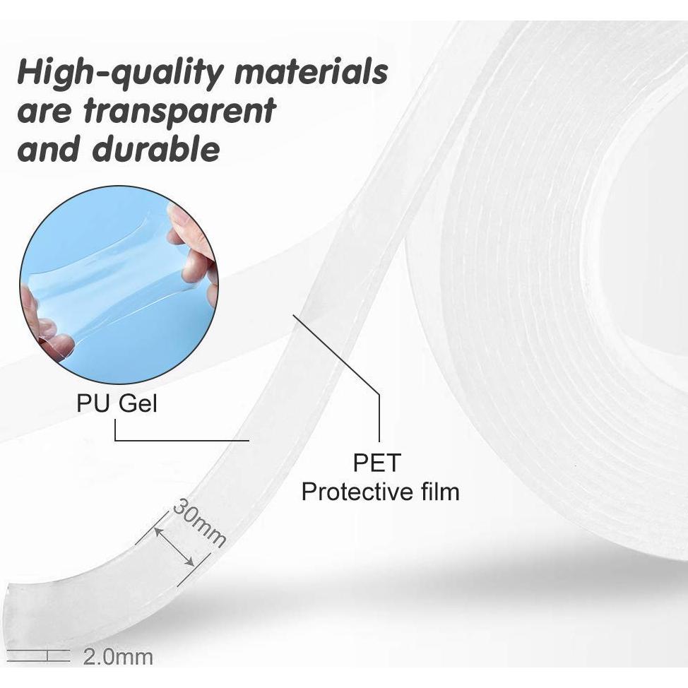 Cinta de Montaje Doble Cara Colorful Dream 5M Resistente