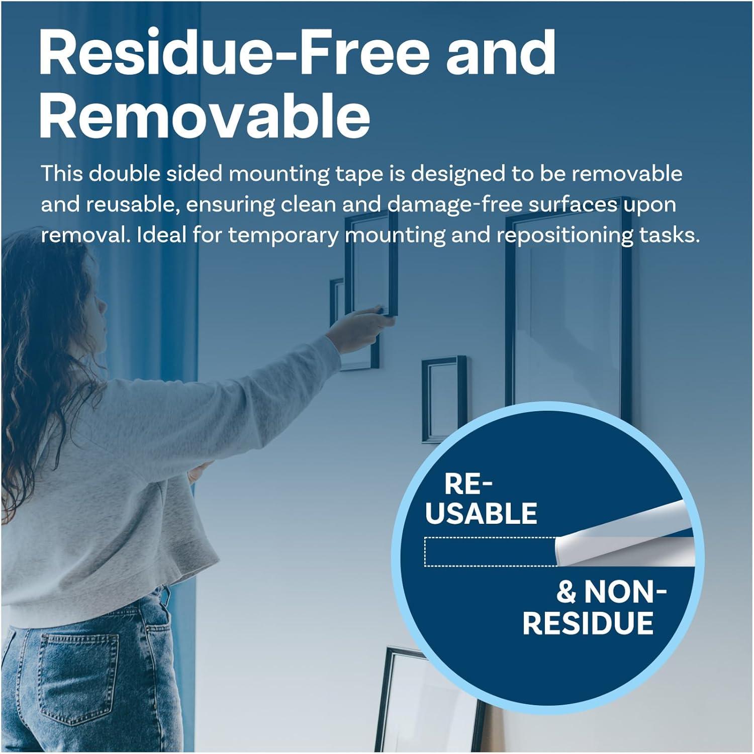 Cinta de Montaje Doble Cara Acrílica MMOBIEL 5m x 2cm - 2 Paquete