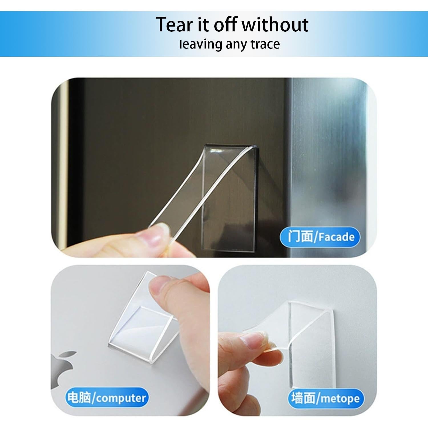 Cinta Adhesiva Doble Cara Nano 3m Resistente Transparente