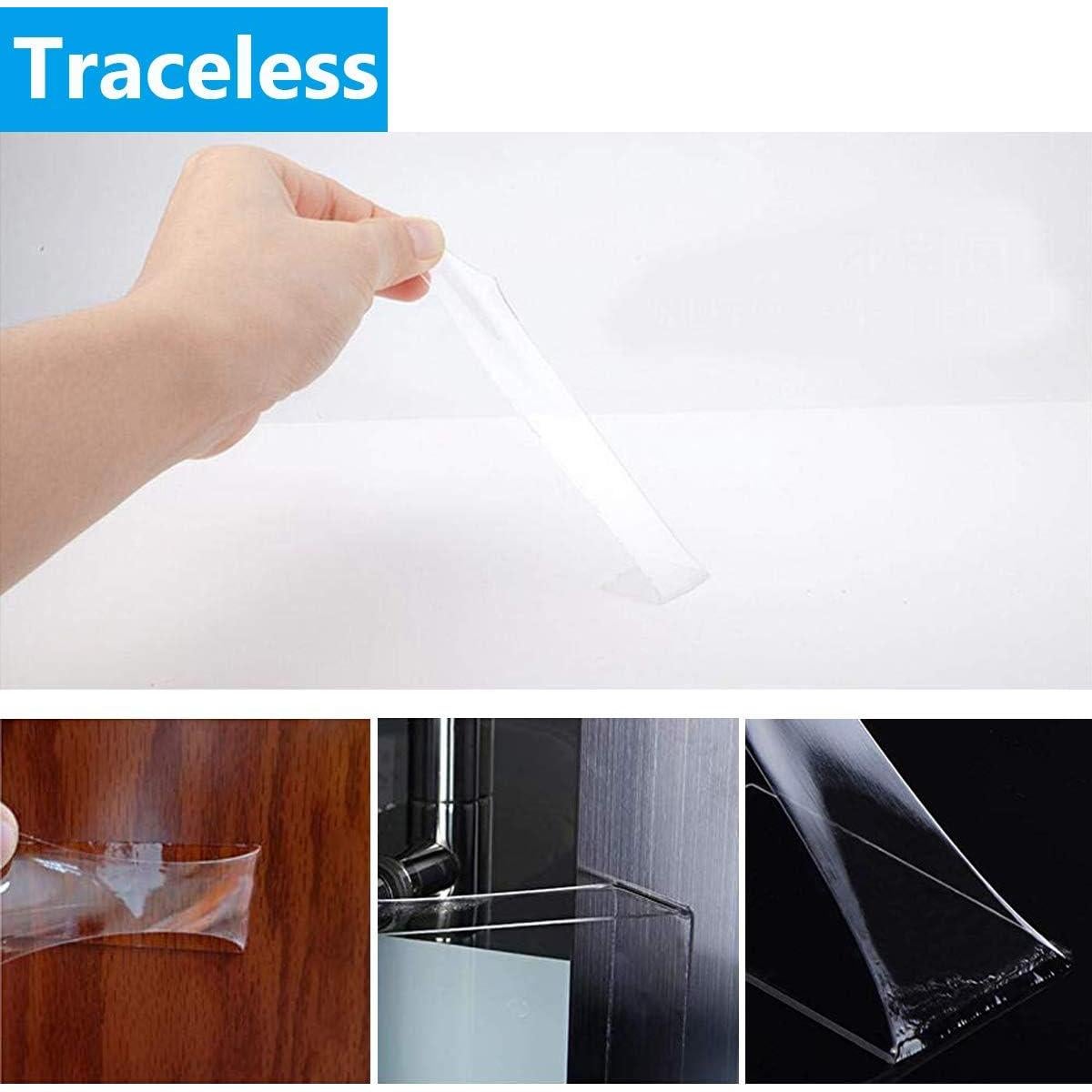 Cinta Nano Doble Cara MSDADA 3M, Adhesiva Reutilizable 3cm