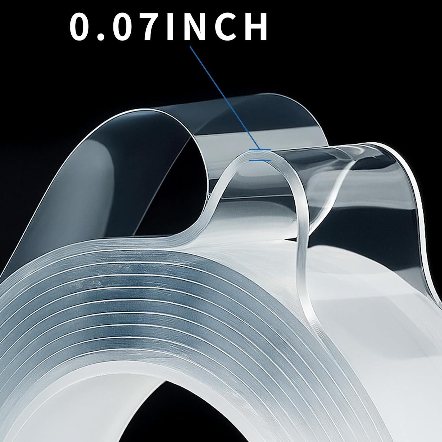 Cinta Doble Cara Nano GluonX 3Rollos 3.05m Alta Resistencia