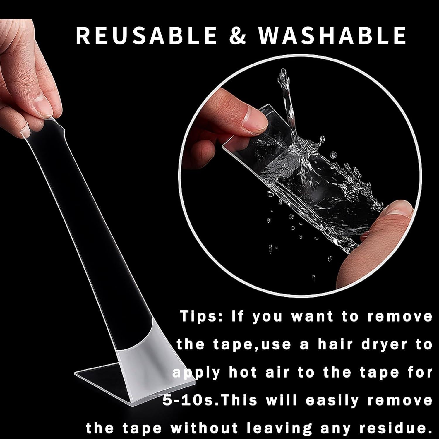 Cinta Doble Cara Nano GluonX 3Rollos 3.05m Alta Resistencia